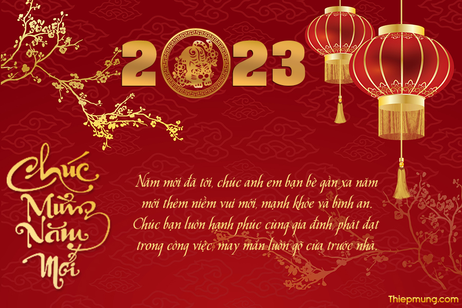 Mời tải về bộ thiệp tết, thiệp chúc mừng năm mới 2023 mới nhất - Hình 9