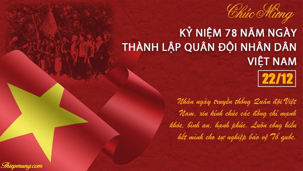 Viết Lời Chúc Lên Thiệp Chúc Mừng Ngày Quân Đội Nhân Dân Việt Nam