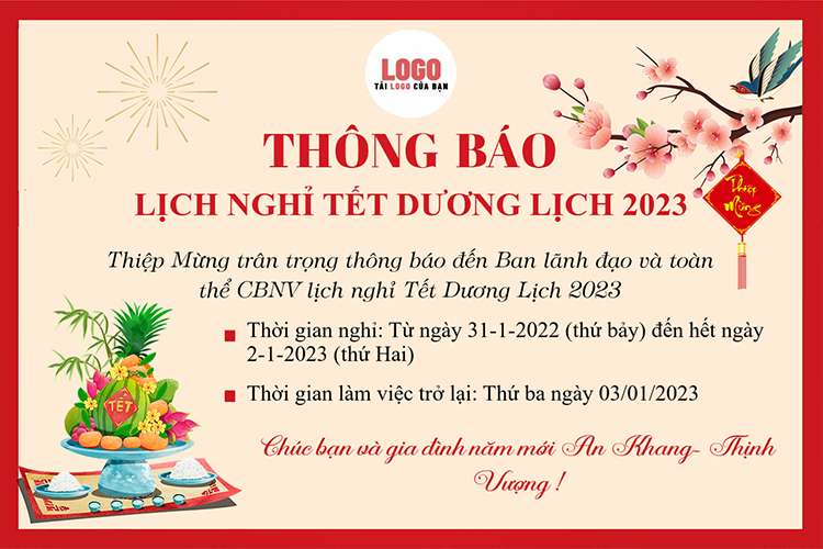 Thông báo nghỉ tết Dương Lịch 2021  SuperHostVN