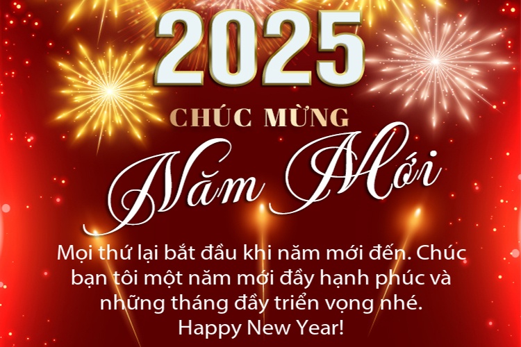 Chuc Mung Nam Moi 2025 Tieng Anh Hom Nay - Ruby Willie